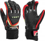 Leki Worldcup Race Coach C-Tech S Black/Red Handschuhe Größenwahl