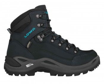 LOWA Renegade GTX Mid Damen Anthrazit/Türkis