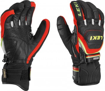 Leki Worldcup Race Coach Flex S GTX Handschuhe black/red