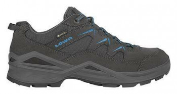 LOWA SIRKOS EVO GTX Lo Herren Grau/Blau