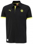PUMA BVB Fan Polo black -blazing yellow Men