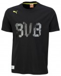 PUMA BVB Fan Tee Black  MEN Größe